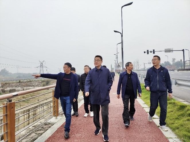 集團公司黨委書記、董事長鄧華一行前往青白江現(xiàn)代種業(yè)園區(qū)等調研