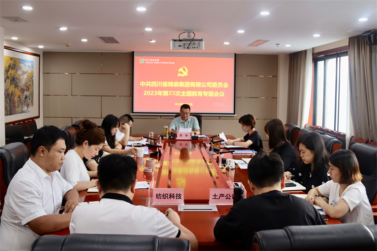 集團(tuán)公司黨委召開(kāi)學(xué)習(xí)近平新時(shí)代中國(guó)特色社會(huì)主義思想主題教育專(zhuān)題黨委會(huì)