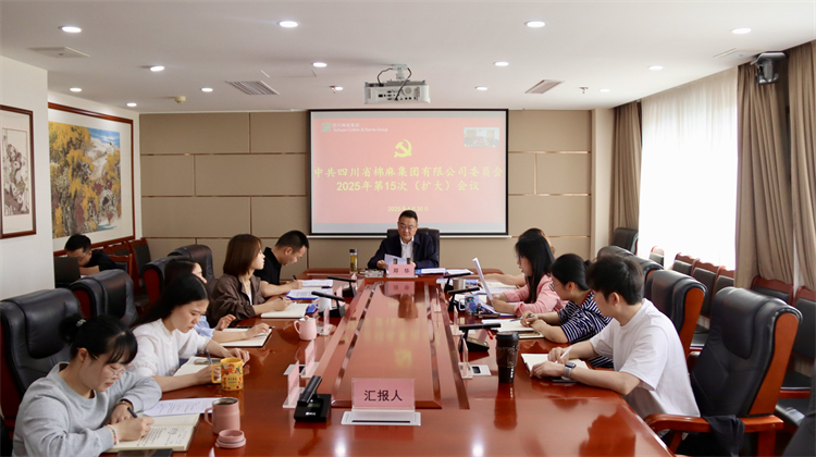 集團(tuán)公司召開(kāi)2025年第15次黨委（擴(kuò)大）會(huì)議